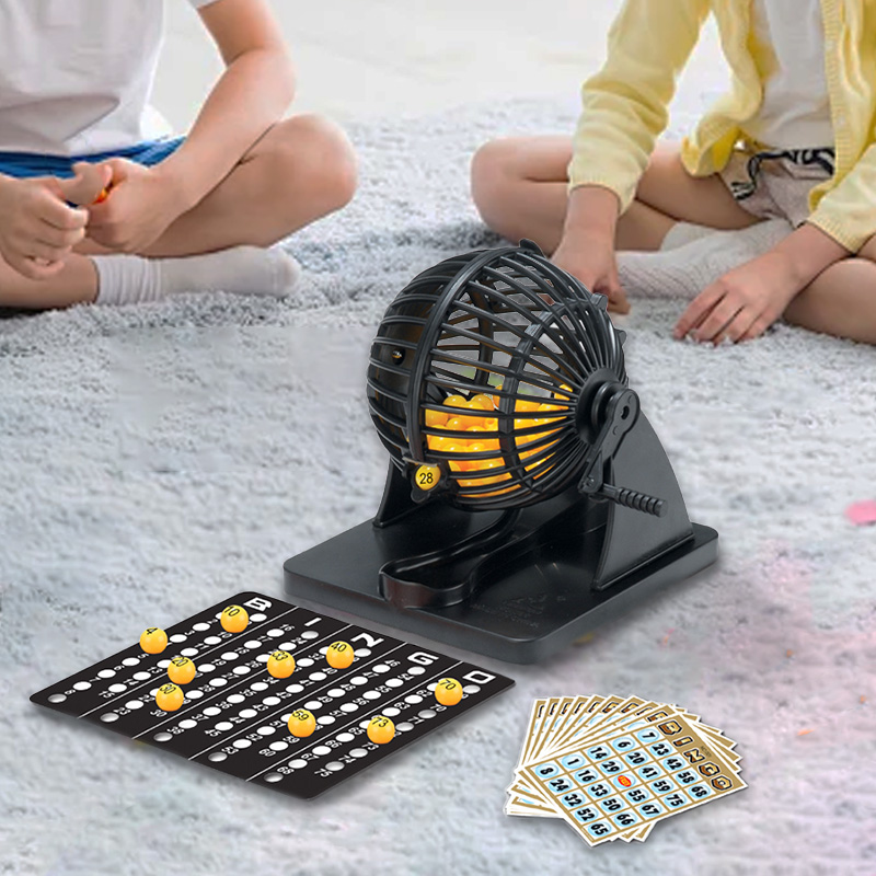 Board Game Arena - Máquina de loteria de bingo, gaiola