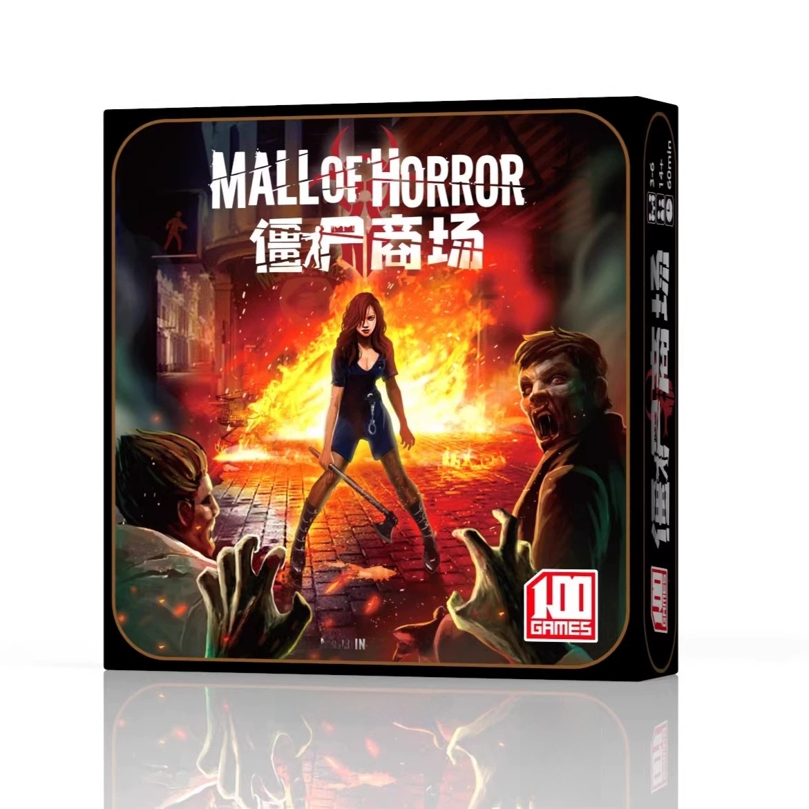 Board Game Zombies - Jogo de Tabuleiro de Siege de