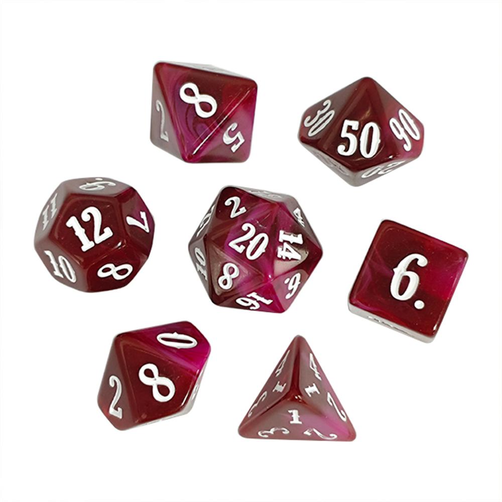 Conjunto de 7 Dados Poliédrico - Board Game Font avaliação e preço