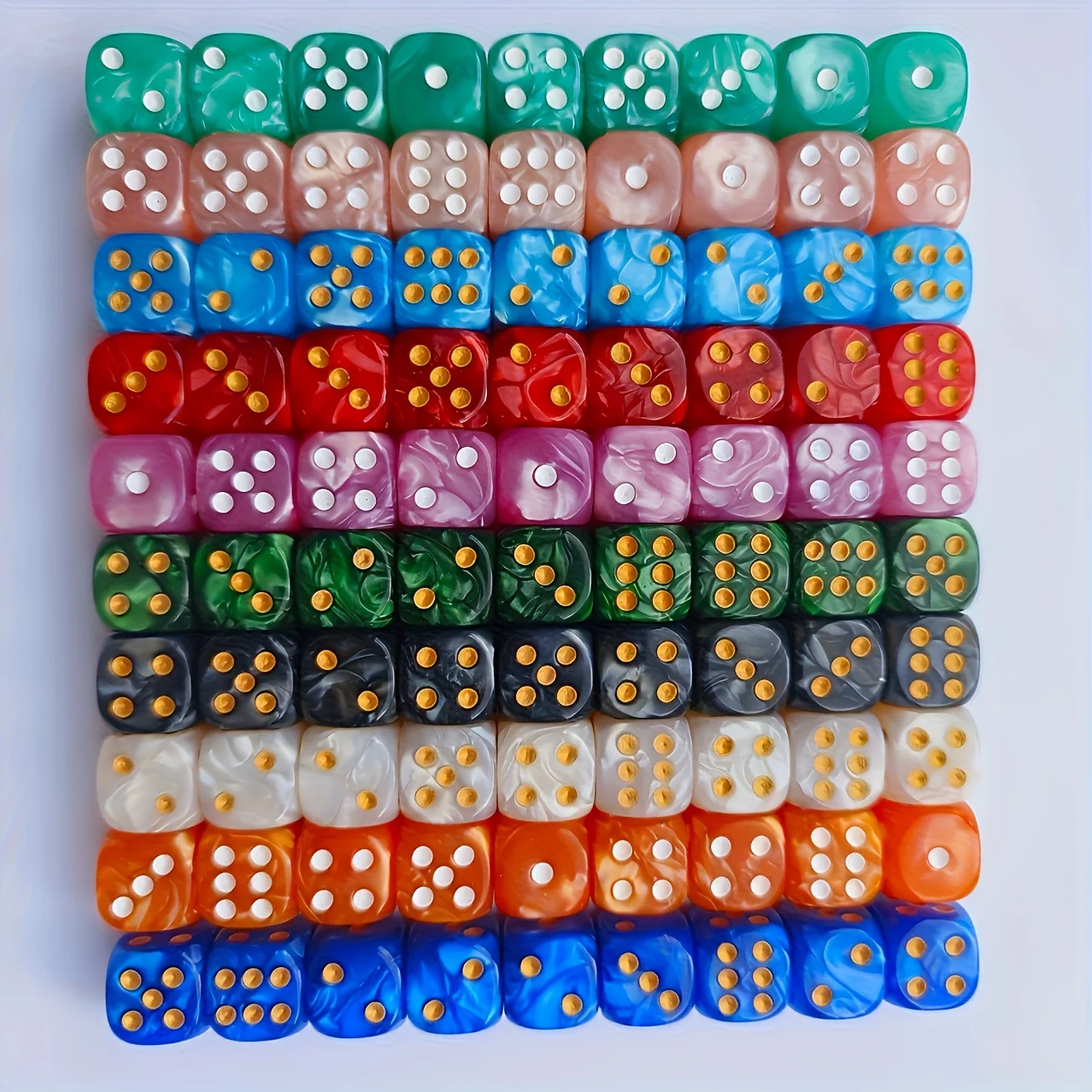 10 Peças de Dados D6 de Acríli - Board Game Arena avaliação e preço