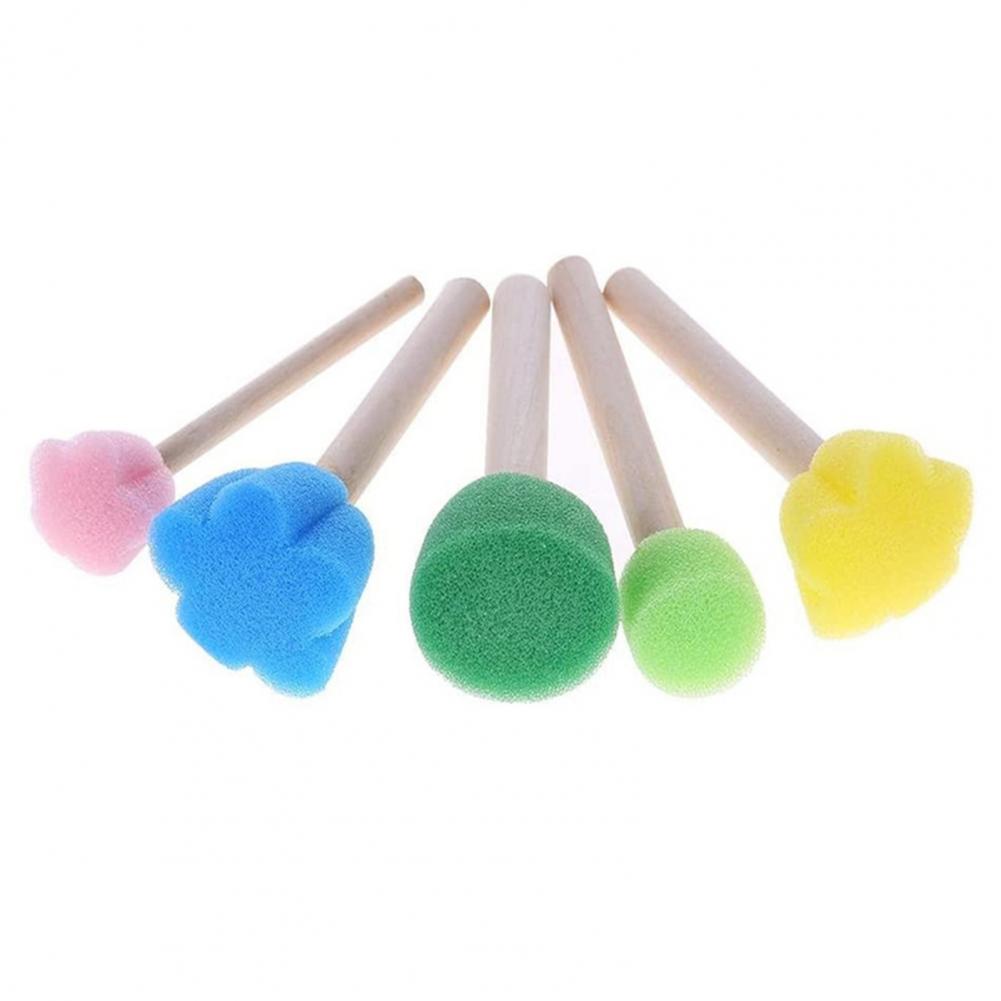 5 pçs/set arte pintura esponja - Miniature Painting Set avaliação e preço
