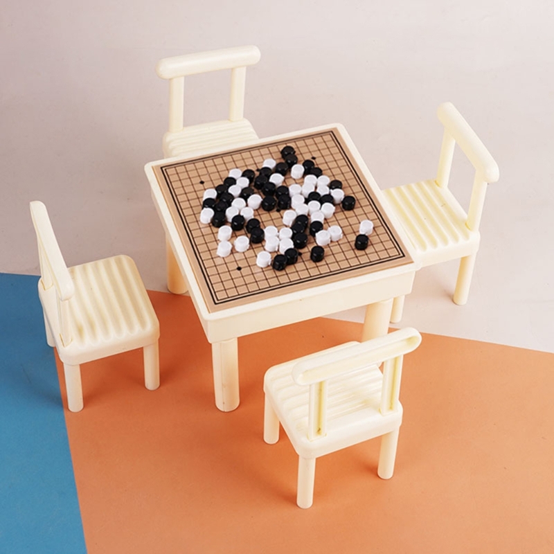 e cadeiras jogo miniatura, 1 c - Board Game Print avaliação e preço