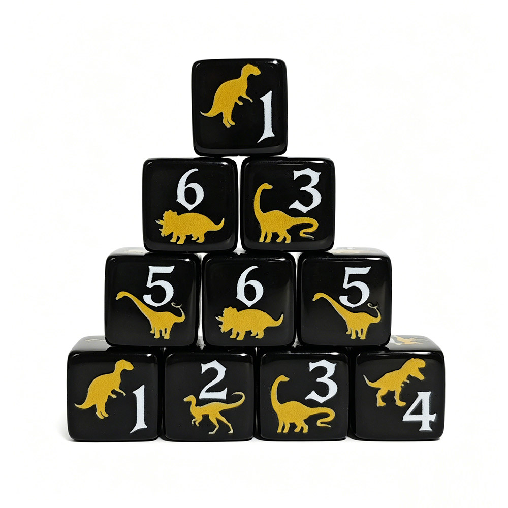 12 Peças de Dados de Acrílico  - Board Game Print avaliação e preço