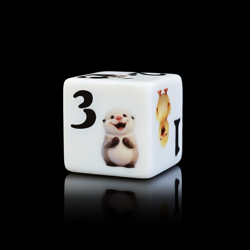 12 Peças de Dados Acrílicos D6 - Board Game Print avaliação e preço