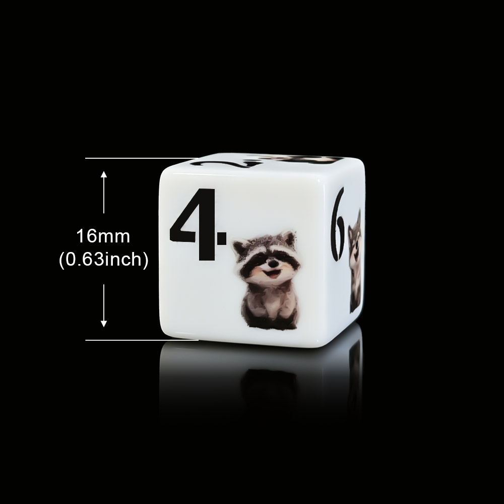 12 Peças de Dados Acrílicos D6 - Board Game Print avaliação e preço