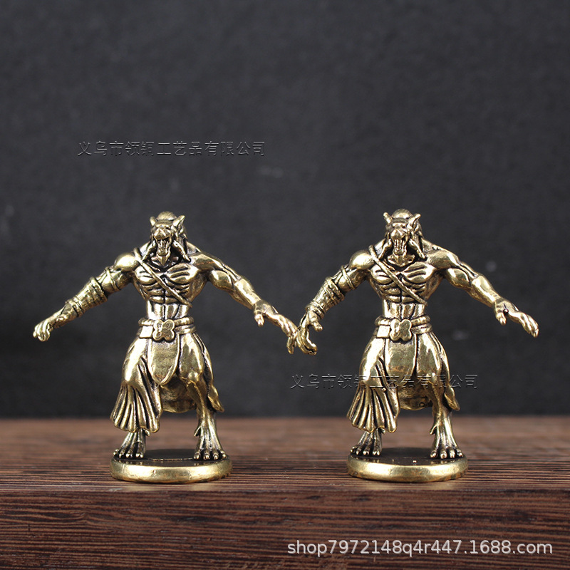 Lobo de bronze em miniatura or - Board Game Werewolf avaliação e preço