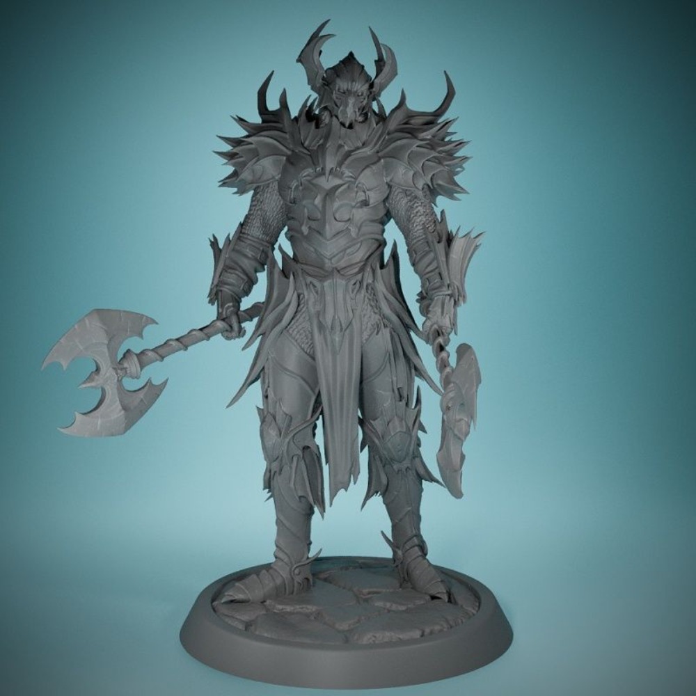 Sem asas demônio cavaleiro 3d  - Board Game Print avaliação e preço
