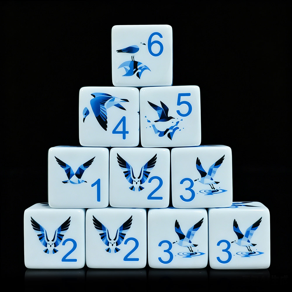 12 Peças de Dados D6 de Acríli - Board Game Print avaliação e preço
