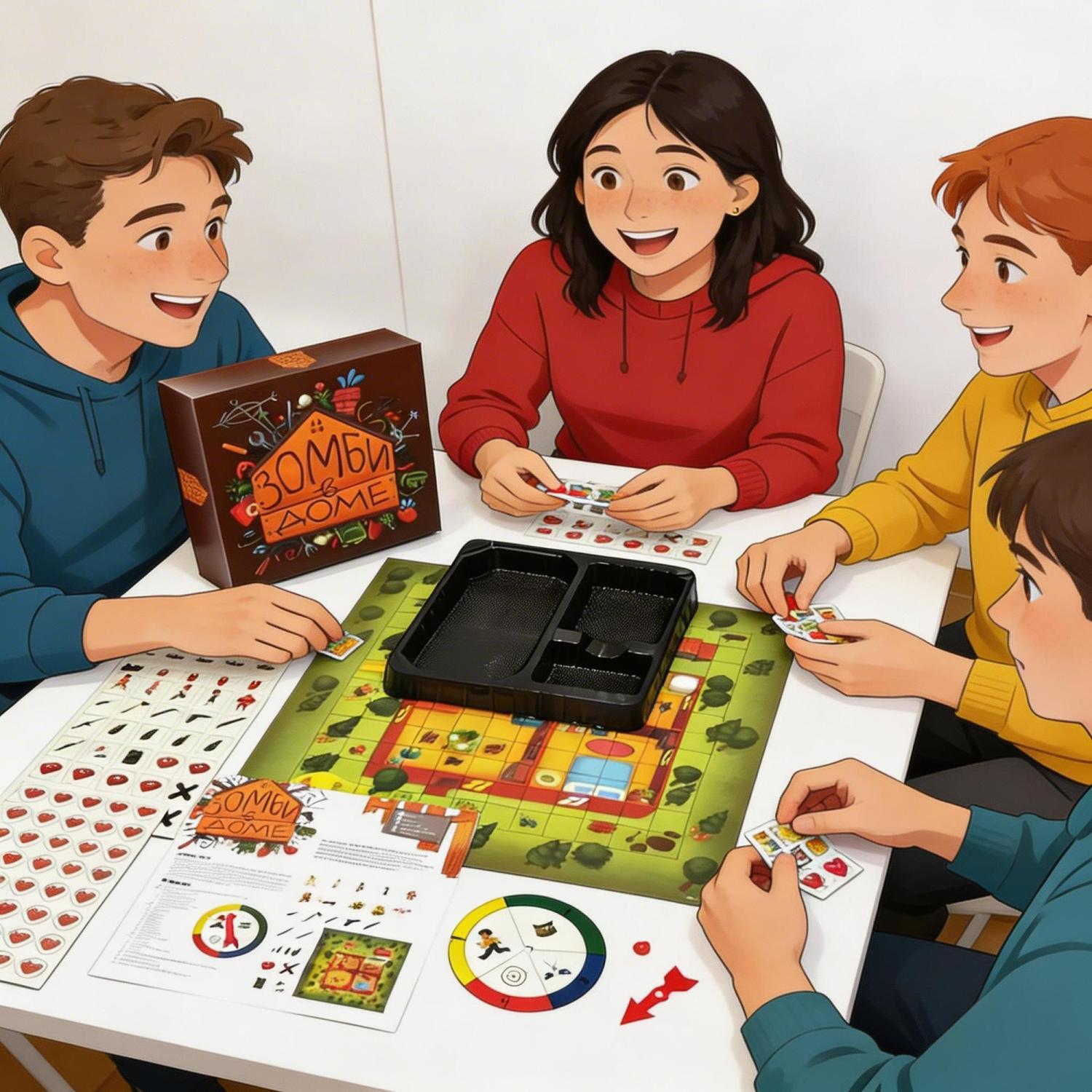 Versão Russa do Jogo de Tabule - Board Game Zombies avaliação e preço