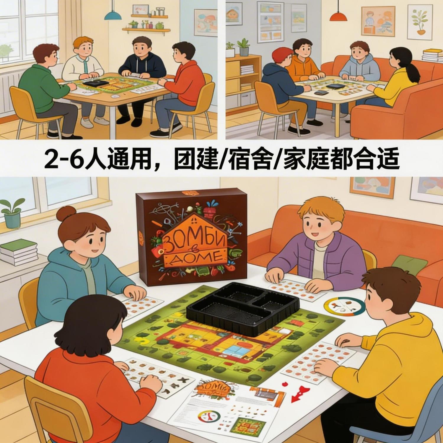 Versão Russa do Jogo de Tabule - Board Game Zombies avaliação e preço