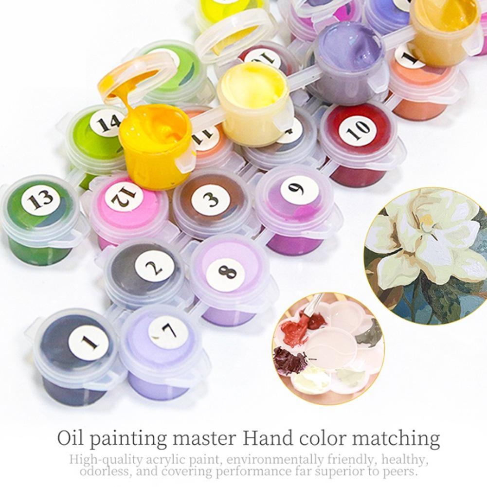 Kit de Pintura por Números DIY - Miniature Painting Set avaliação e preço